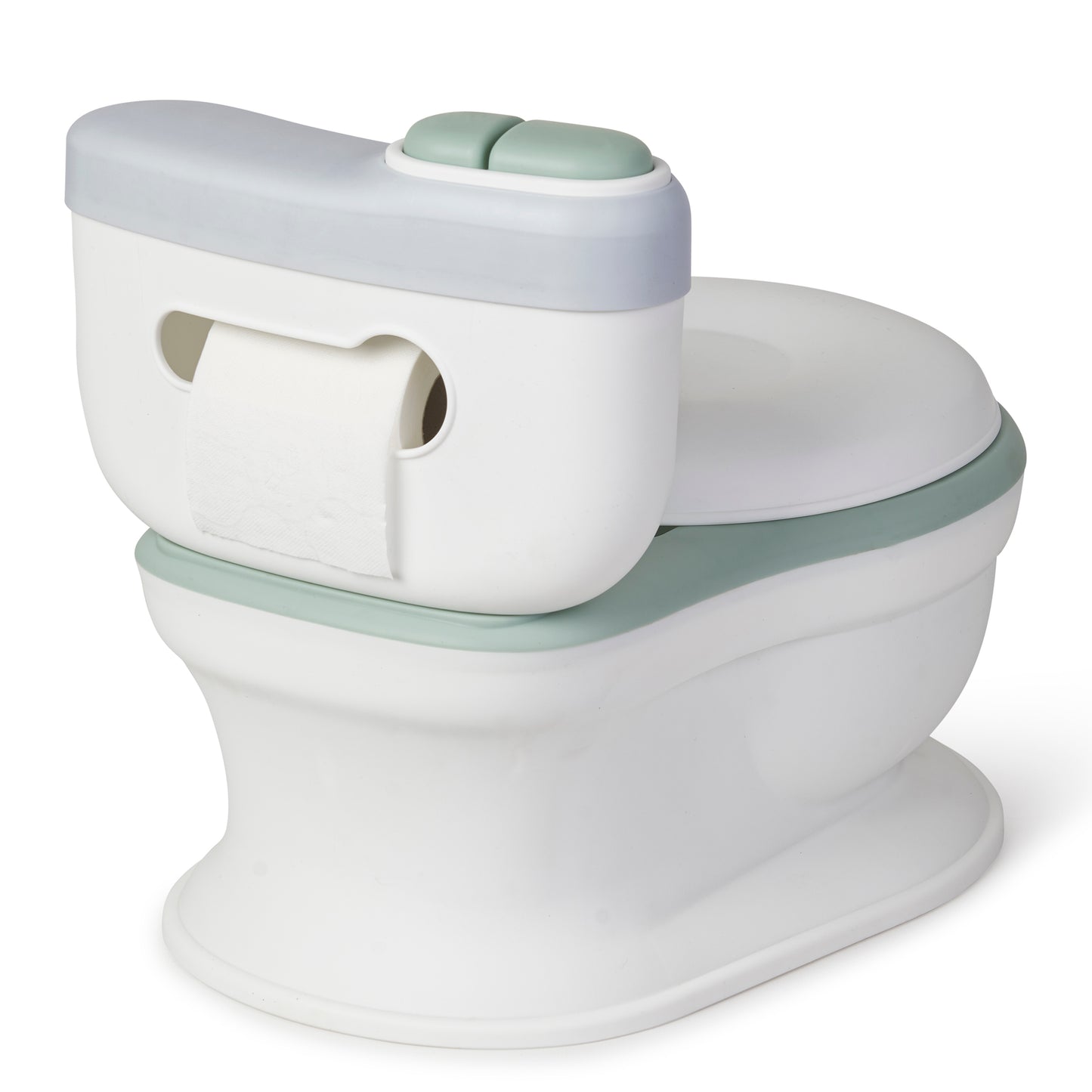 Aqua green musical potty